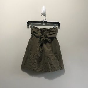 Cargo green skirt